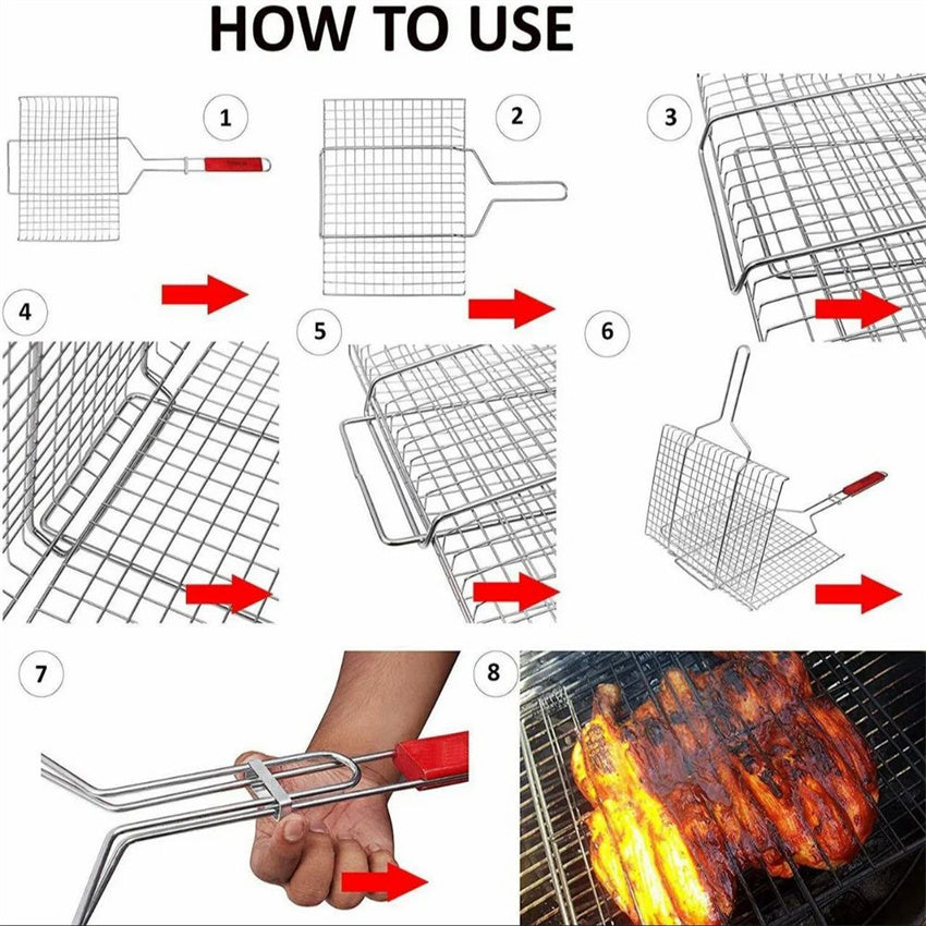 Parrilla para BBQ 34x22.5cm 88782 Selecto