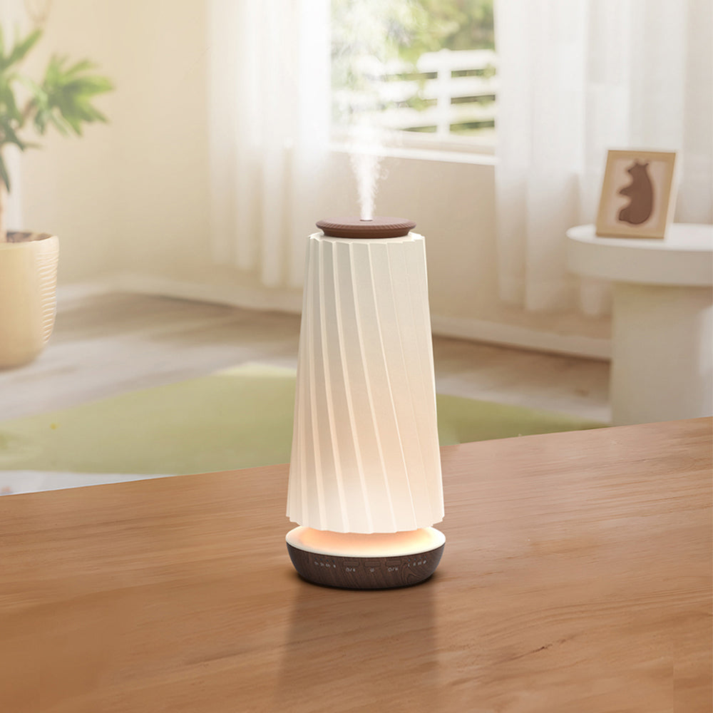 Difusor de Aromas de Aceites Esenciales Eléctrica Capacidad 100ml Cobertura 75m2 Compatible con APP A318