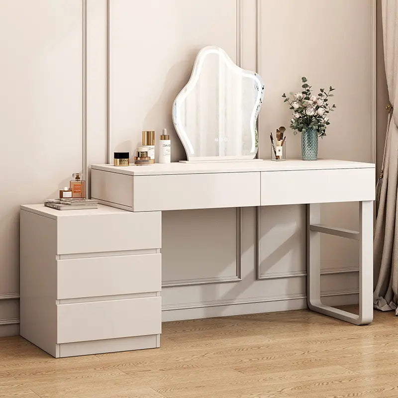 Tocador Blanco 5 Gaveteros No Incluye Espejo 73x130x40cm SZT007803 Selecto