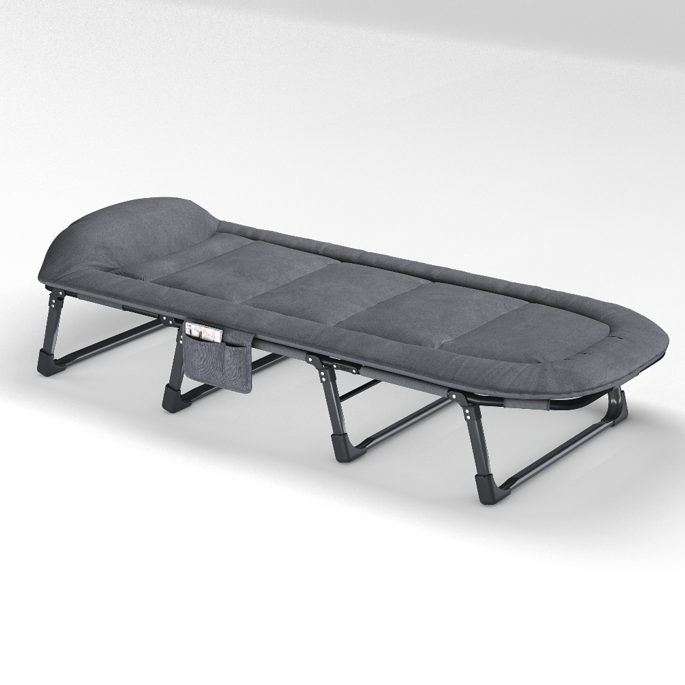 Cama Auxiliar Plegable Catre Portátil. Silla Reclinable Convertible En Cama. Catre Con Respaldo Ajustable. 180cm BCH-BC23