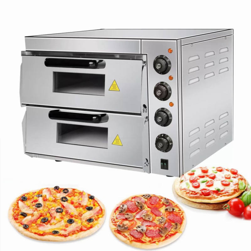 Horno Eléctrico para Pizza de 2 Niveles 220V/60Hz HEP-2ST