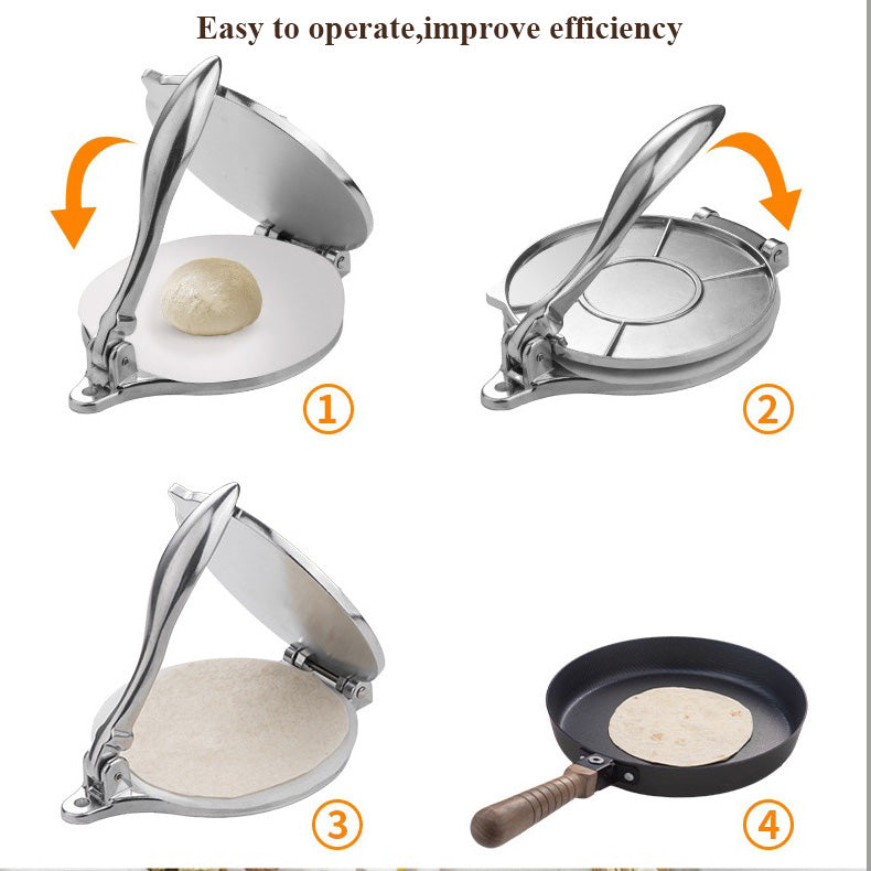 Tortillera de Aluminio para Hacer Tacos Tortillas 16cm y 20cm Selecto