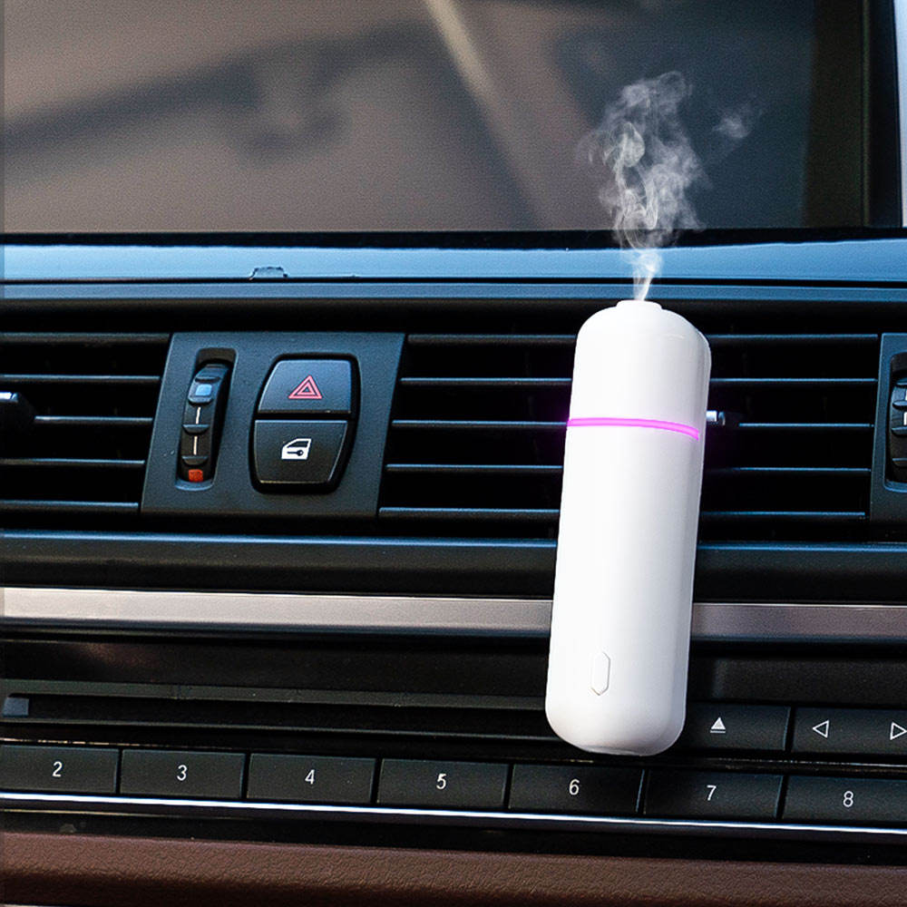 Difusor de Aromas de Aceites Esenciales para Carro Recargable Cobertura 4m2 Blanco A807-V2.0 Selecto