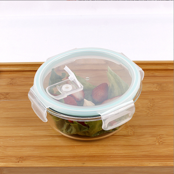 Envase de Vidrio con Tapa 400ml 16767-10-1 Lonche. Lonchera. Vasija. Selecto