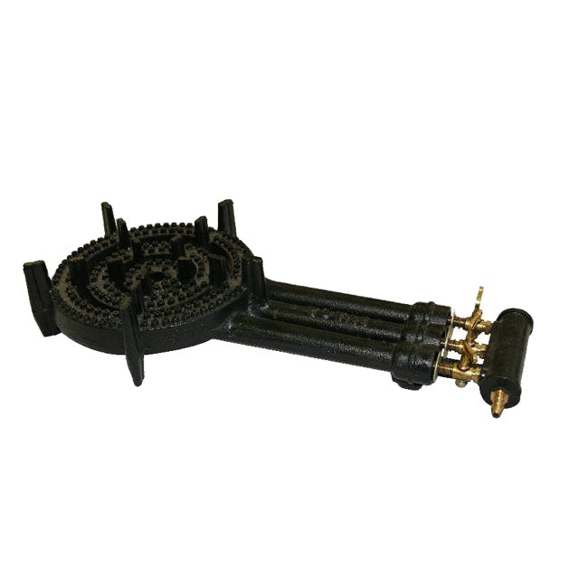Quemador de Hierro Negro de 3 Llaves a Gas IML QH-V2 IML
