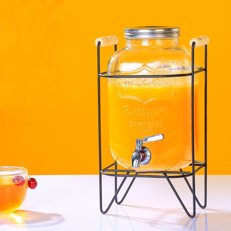 Envase de Vidrio con Dispensador 5L NS434044 Selecto