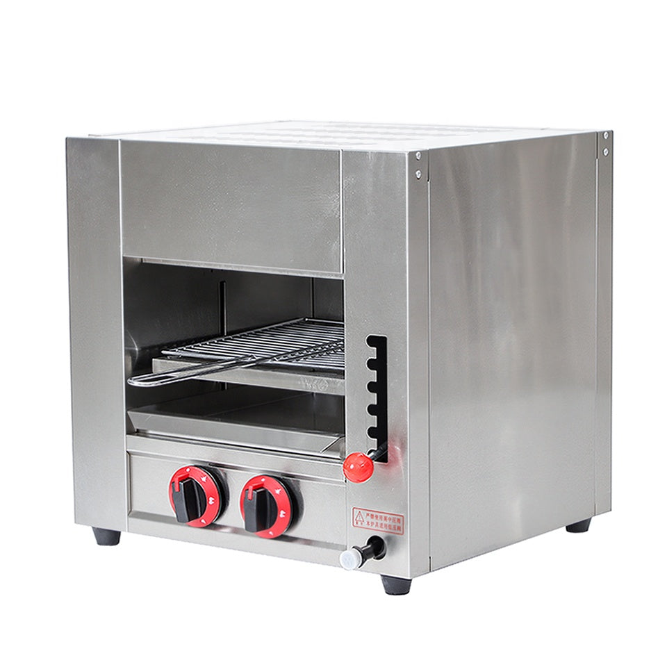 Salamandra de 2 Quemadores a Gas HGS-M12 Gratinar. Tostar. Asar. Calentar. Selecto