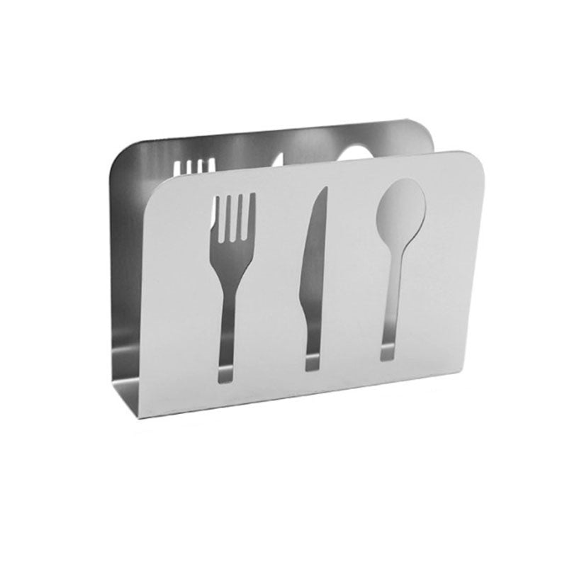 Servilletero de Acero Inoxidable para Mesa 121x85x32mm – Organizador para Servilletas 94001