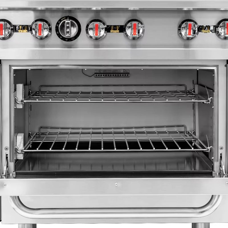 Equipo de Cocina 3 en 1 Estufa 2 Quemadores / Plancha 3 Quemadores / Horno de 24" a Gas RGR36-G24 Selecto