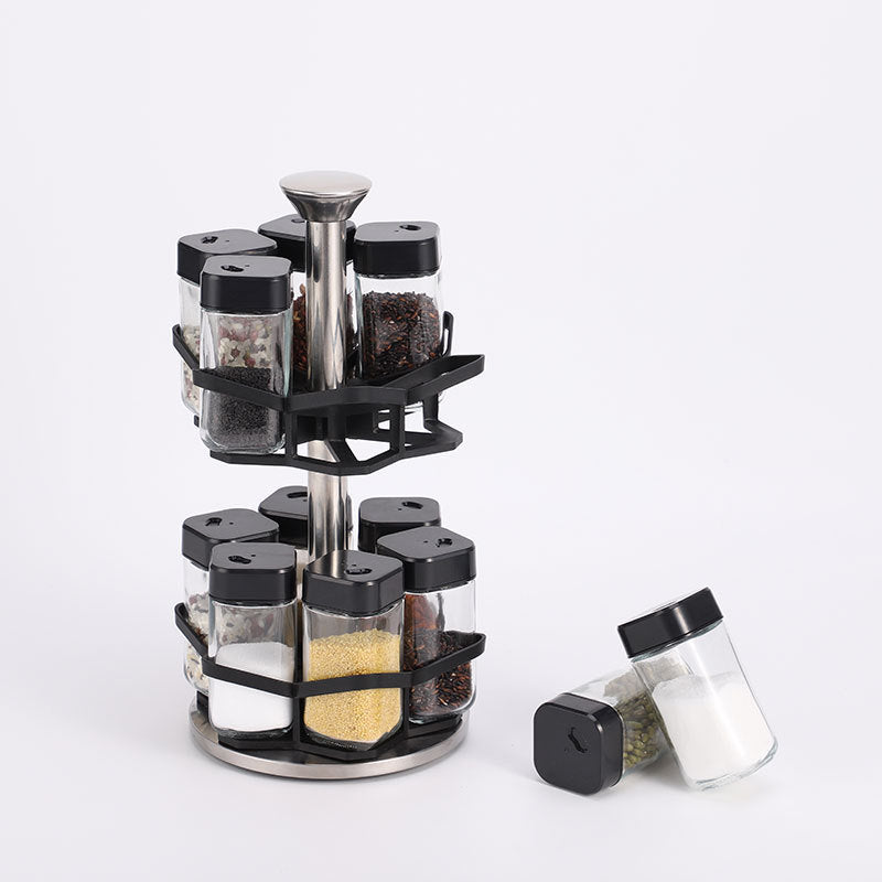 (LLEGANDO 27 DE MARZO) Set de 12 Envases de Condimentos de Vidrio 87975 Especia.