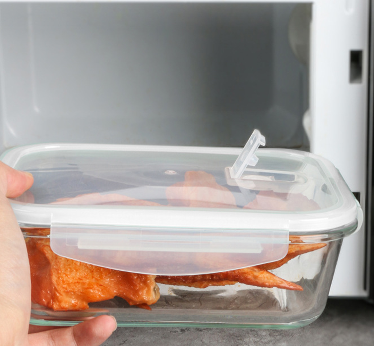 Envase de Vidrio con Tapa 1520ml 16767-4-1 Lonche. Lonchera. Vasija.