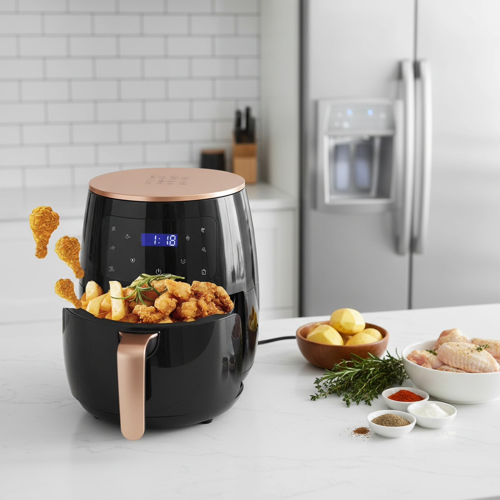 Freidora de Aire Digital 4.5L 900W Homestar HS-389