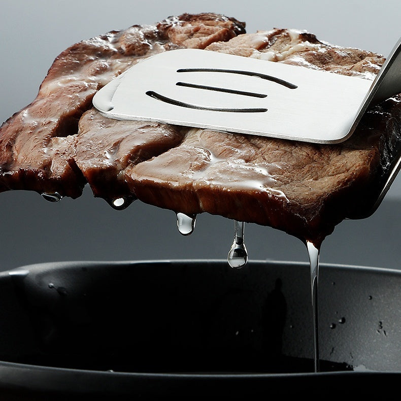 (LLEGANDO 30 DE SEPT) Pinza Espátula Profesional 30cm de Acero Inoxidable SS304 – Pinza Tipo Tijera Ranurada para Cocina y Parrilla | Carne | Hotelero | Hotel | Restaurante 500505