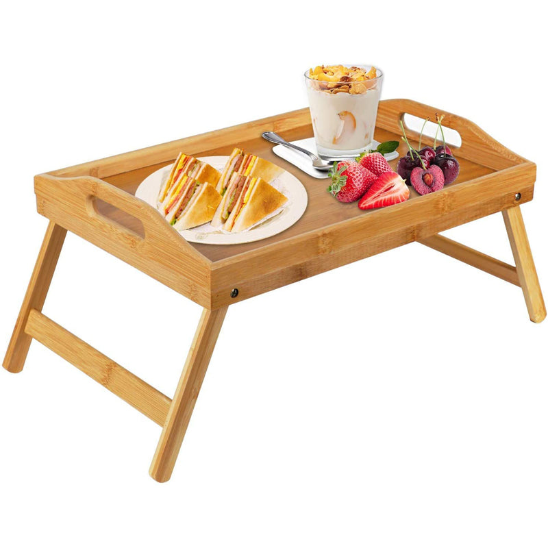Mesa Portátil de Bambú 50x30x6cm 89183 Selecto