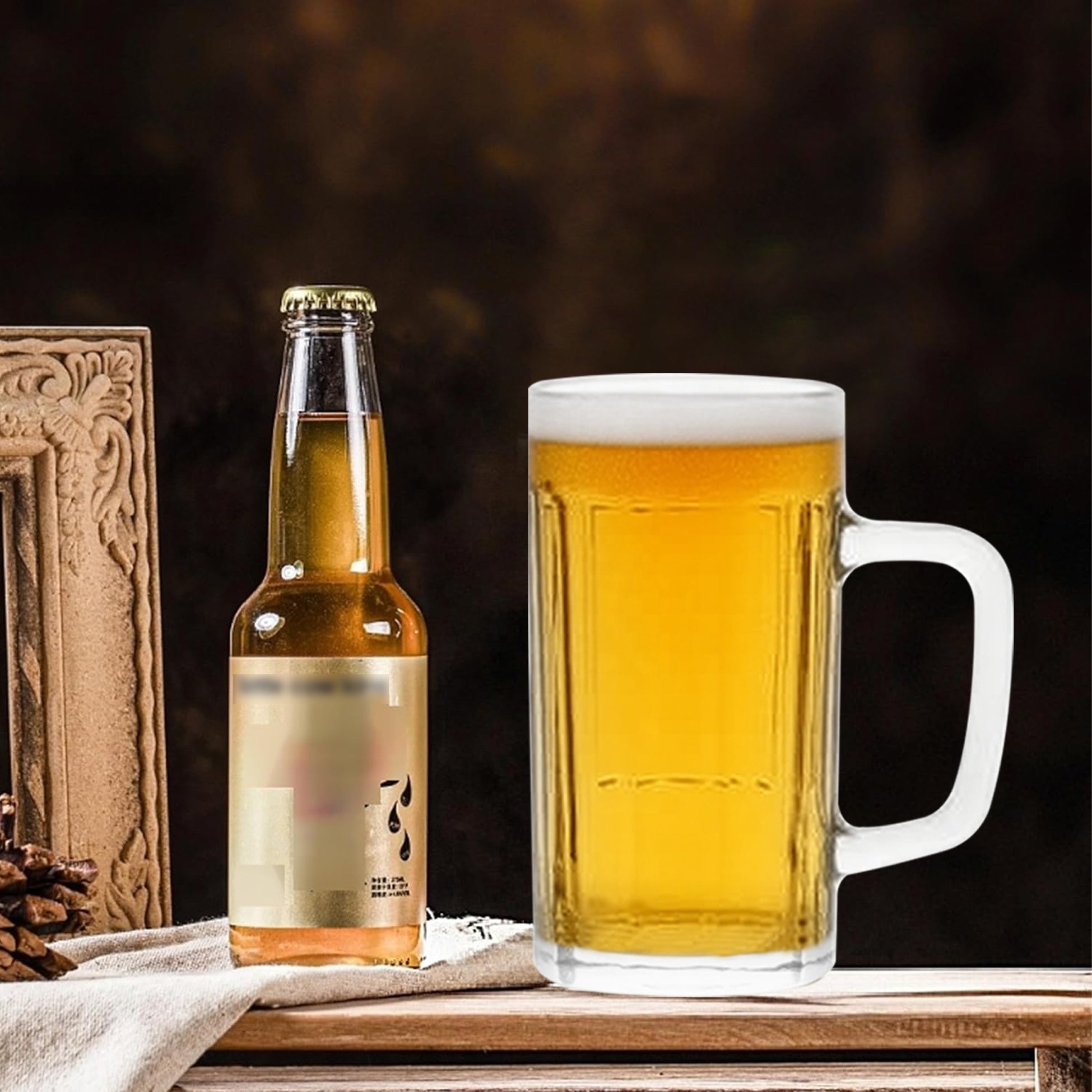 Taza de Cerveza Plástica 14.5x8cm FSK9032 Selecto