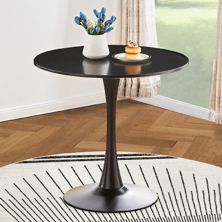 Mesa Redondo Negro 70x70cm NVS2540209 Selecto