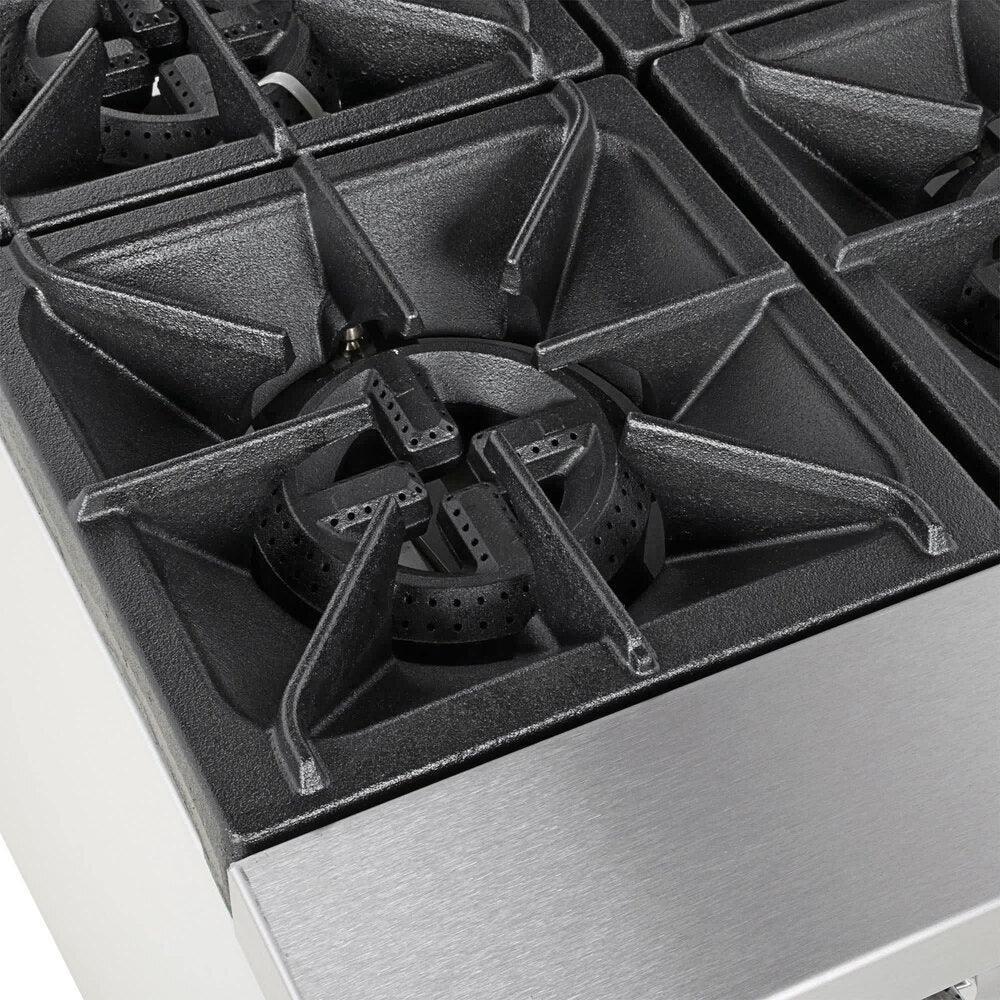 Equipo de Cocina 3 en 1 Estufa 4 Quemadores / Plancha 3 Quemadores / 2 Hornos de 36" a Gas RGR60-36G Selecto