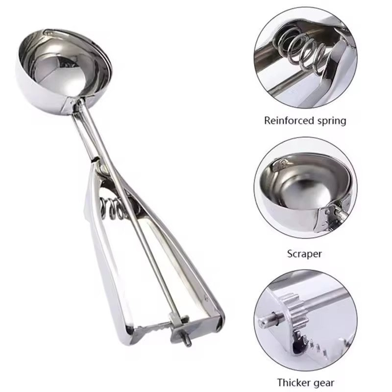 Cuchara para Helado en Acero Inoxidable AS-5234 Selecto