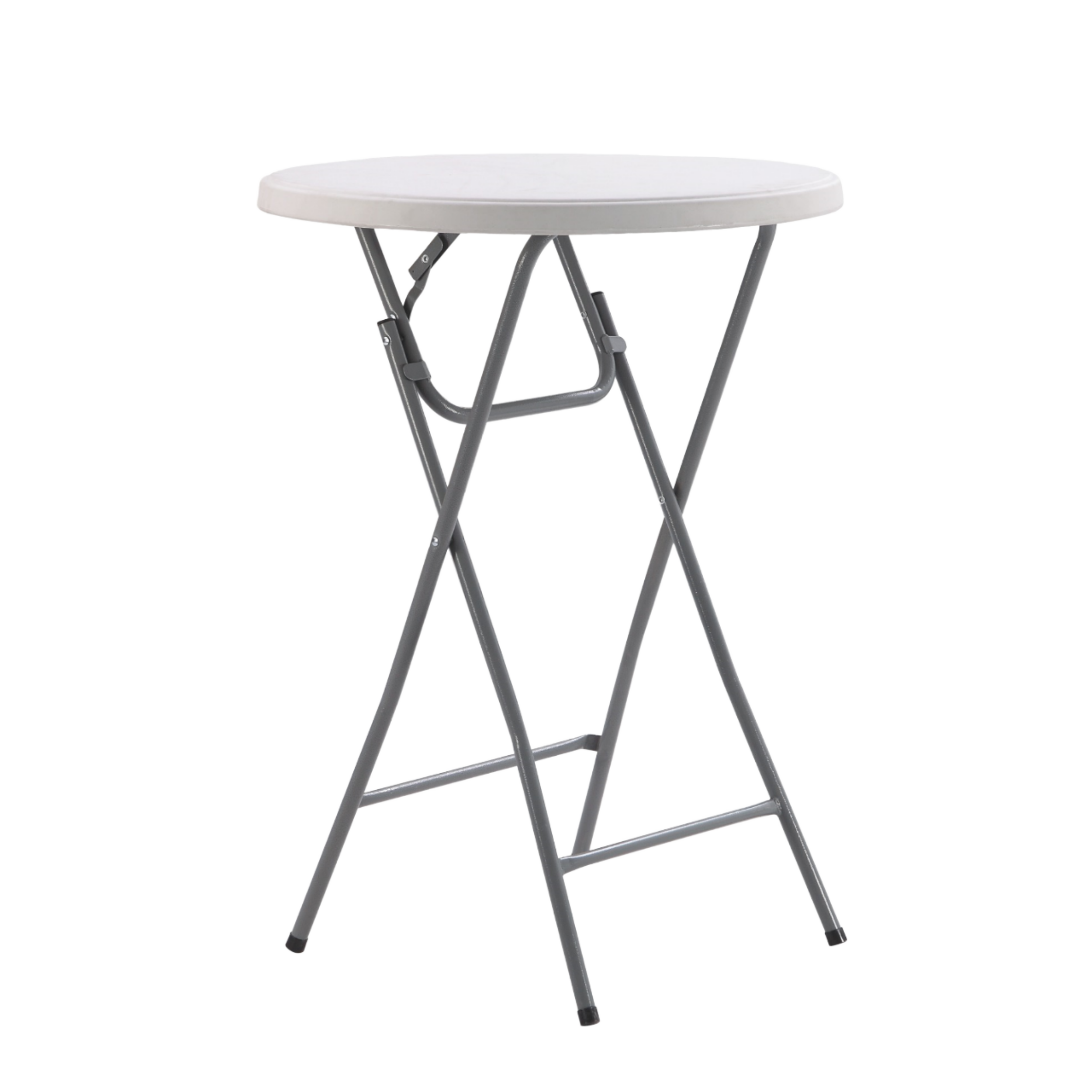 Mesa Plegable Redonda Alta 110x80cm Plástica HS-X81