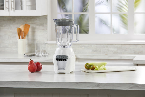 Licuadora Ice Crush Jarra Plástica 1.6L 700W Blanco Black and Decker BL0877-1WDLA