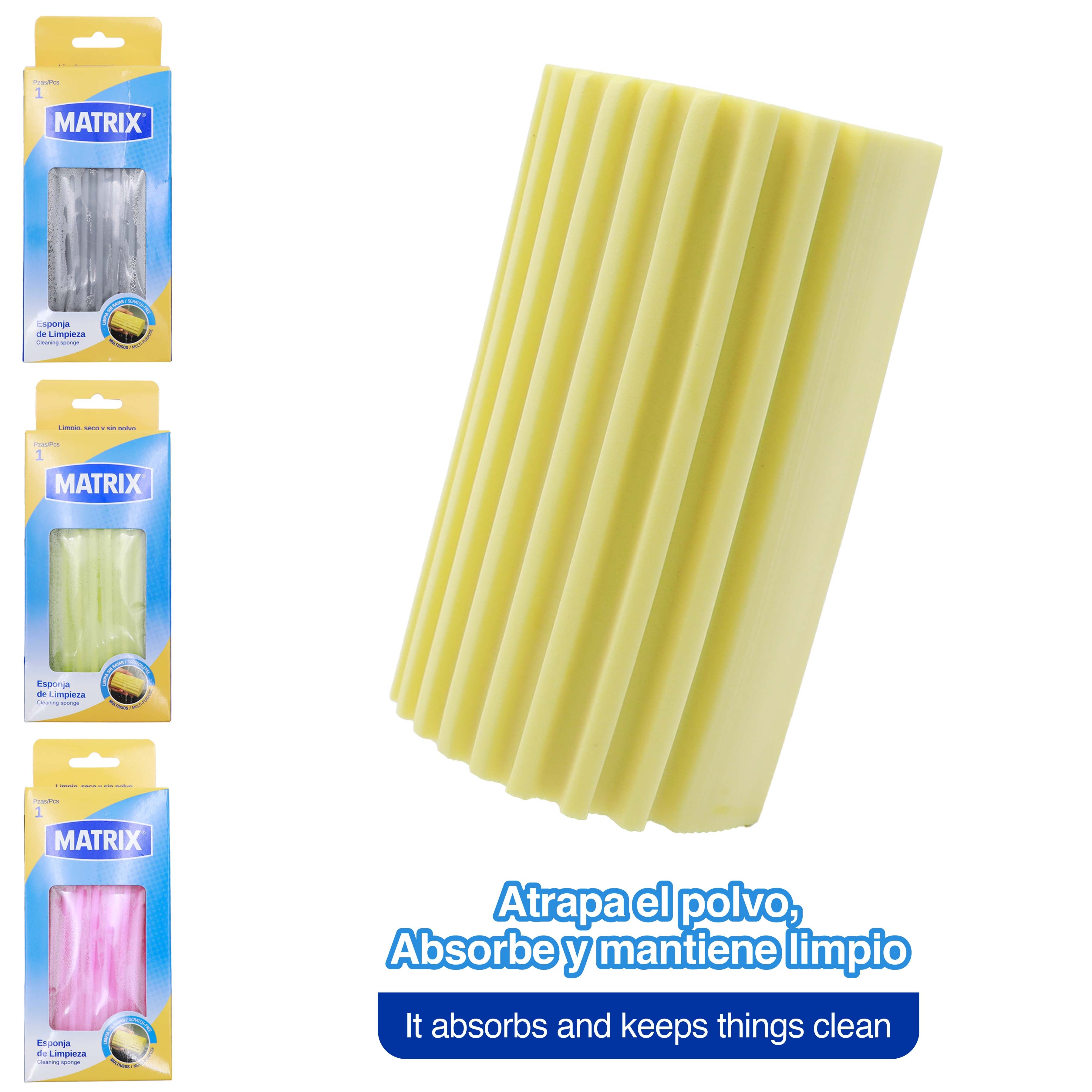 (LLEGANDO 26 DE FEB) Esponja para Fregar Multiuso Absorbente Matrix MT-10RD