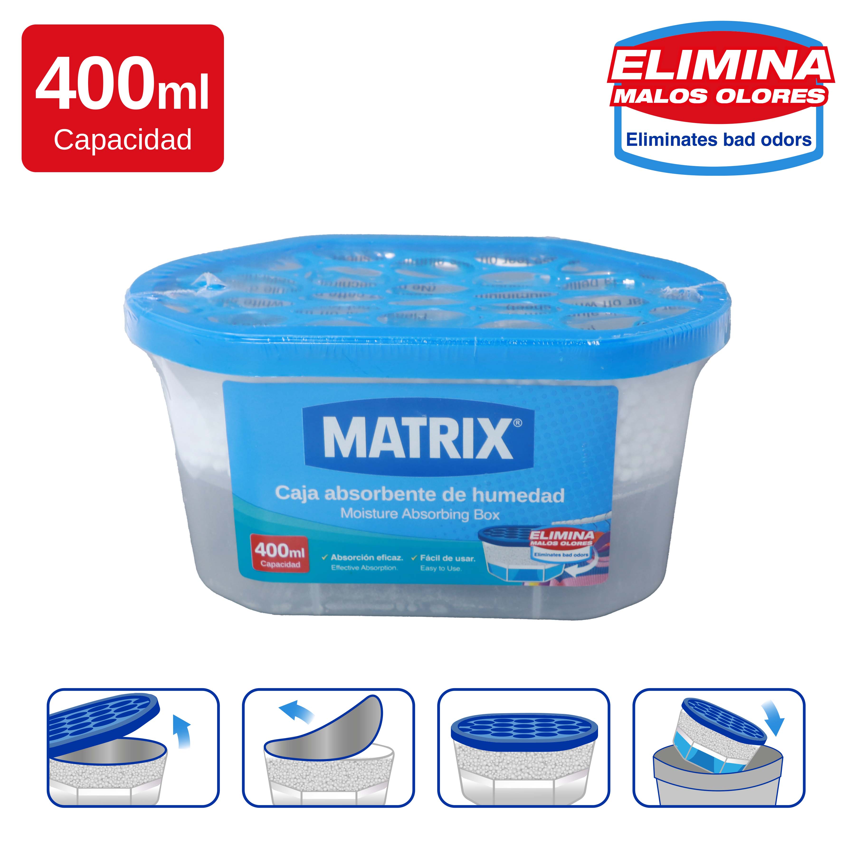 Deshumificador 400ml Matrix MT-SY-002 Humedad. MATRIX