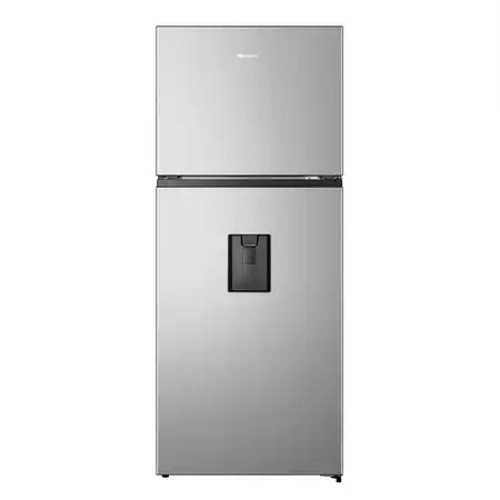 Refrigeradora Top Mount Hisense RT3N375NACA 13.4 Pies³ No Frost con Compresor Inverter, Multi Air Flow y Dispensador de Agua | Acero Inoxidable Nevera.