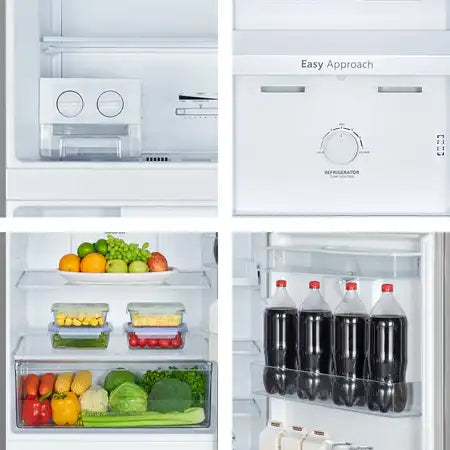 Refrigeradora Top Mount Hisense RT3N375NACA 13.4 Pies³ No Frost con Compresor Inverter, Multi Air Flow y Dispensador de Agua | Acero Inoxidable Nevera.