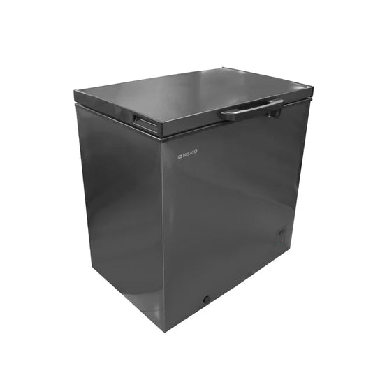 Congelador Eléctrico Gris 7.5P3 Gris con Llave Nisato NCH-75DASBW Freezer. NISATO