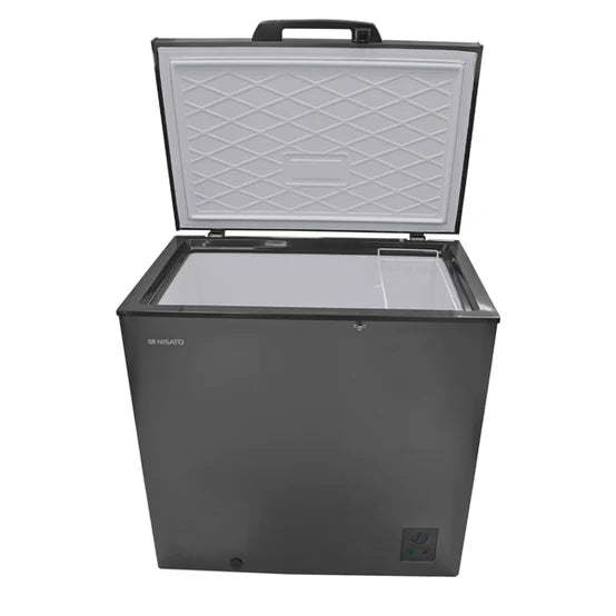 Congelador Eléctrico Gris 7.5P3 Gris con Llave Nisato NCH-75DASBW Freezer. NISATO