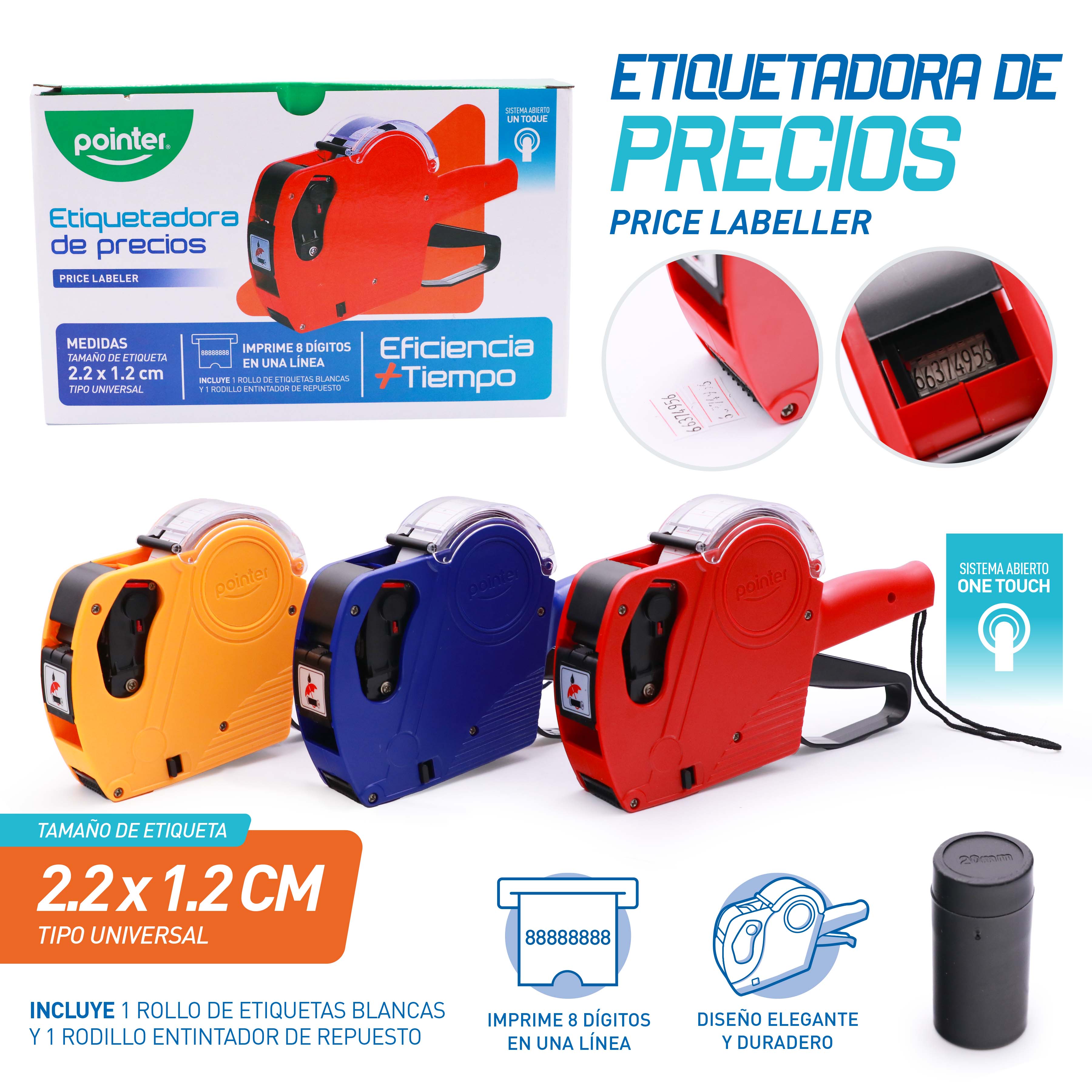 Máquina Etiquetadora de Precios Sencilla Pointer PLM-100