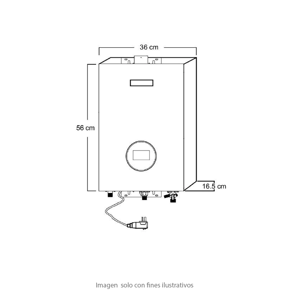 Calentador de Agua a Gas de 21 Litros Drija CLT21L
