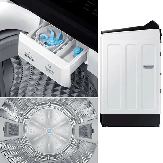 Lavadora Carga Superior 19kg Ecobubble Inverter Samsung WA19CG6442BWAP Samsung
