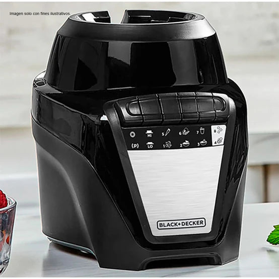 Licuadora Jarra Plástica 1.65LT 700W 8 Velocidades Negro Black and Decker BL0877-1BDLA BLACK + DECKER