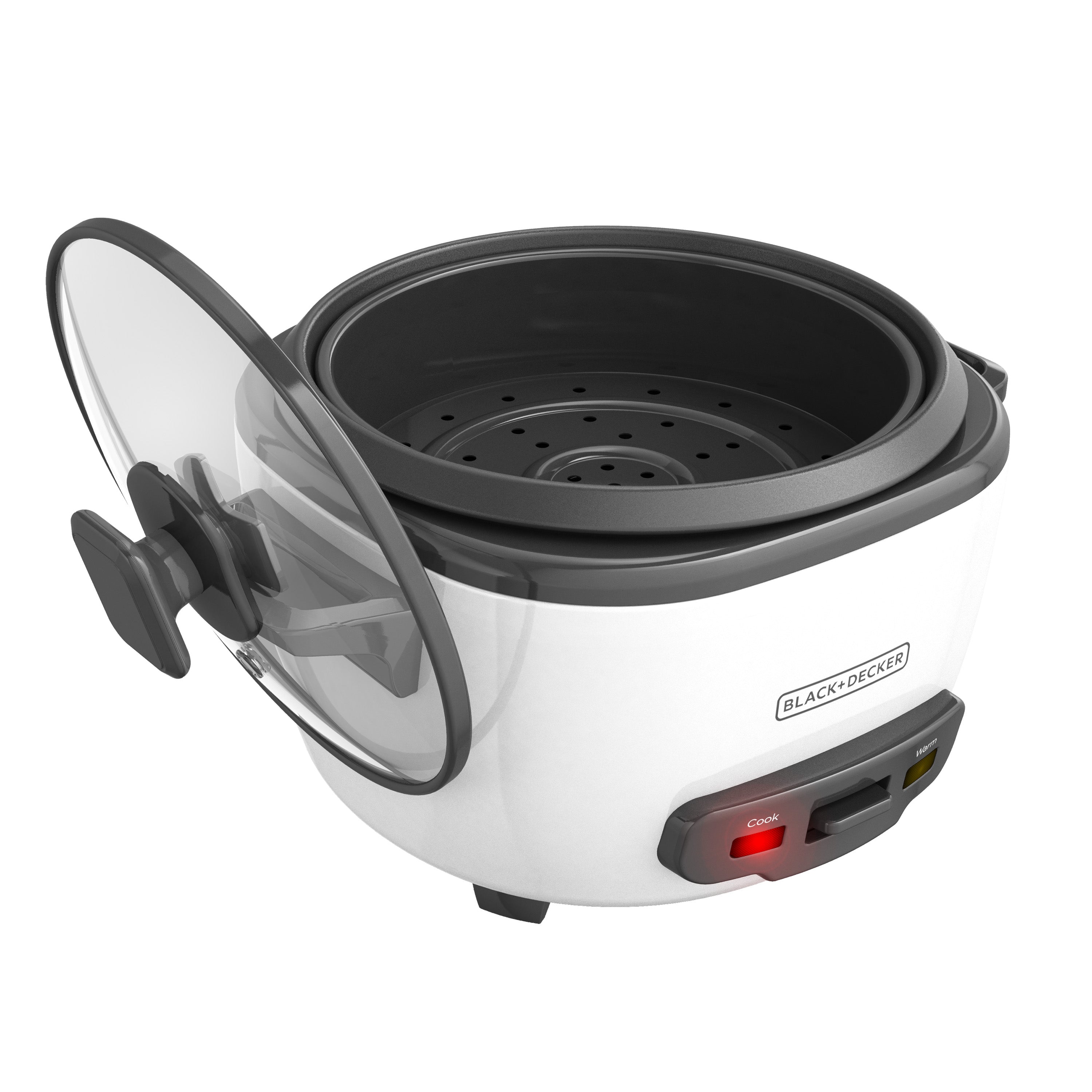 Arrocera Eléctrica 14 Tazas 1.2L Blanco Black and Decker RC514 BLACK + DECKER