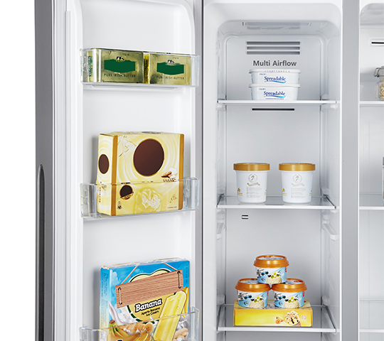Refrigeradora Side By Side 15.6p3 Inverter Hisense RS3P428NEDA1 HISENSE