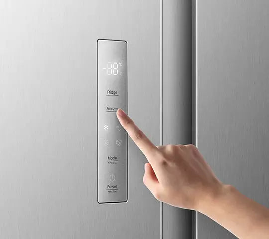 Refrigeradora Side by Side 19.1p3 con Dispensador de Agua Inverter Hisense RS3P558NMCB Nevera.