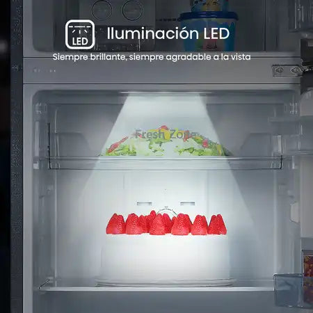 Refrigeradora Top Mount Hisense RT3N320NACA 11.5 Pies³ No Frost con Compresor Inverter y Multi Air Flow | Acero Inoxidable Nevera.