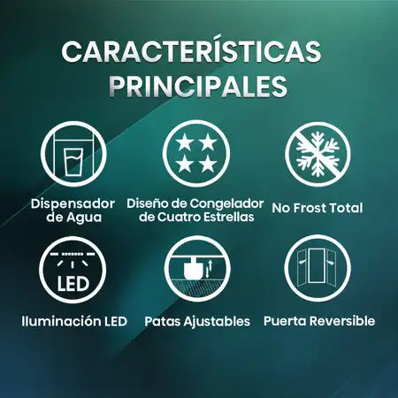 Refrigeradora Top Mount Hisense RT3N320NACA 11.5 Pies³ No Frost con Compresor Inverter y Multi Air Flow | Acero Inoxidable Nevera.