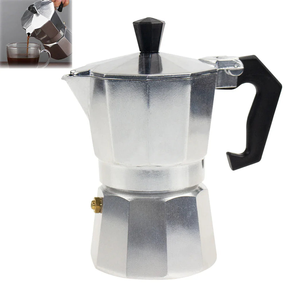 Cafetera Italiana de Aluminio 3 Tazas NS340343 Espresso Moka. Selecto