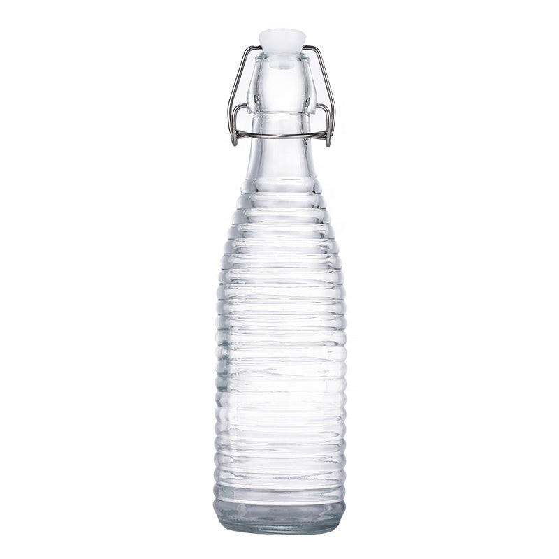 Botella de Vidrio con Tapa Hermética 9x32cm FSK8865 Selecto