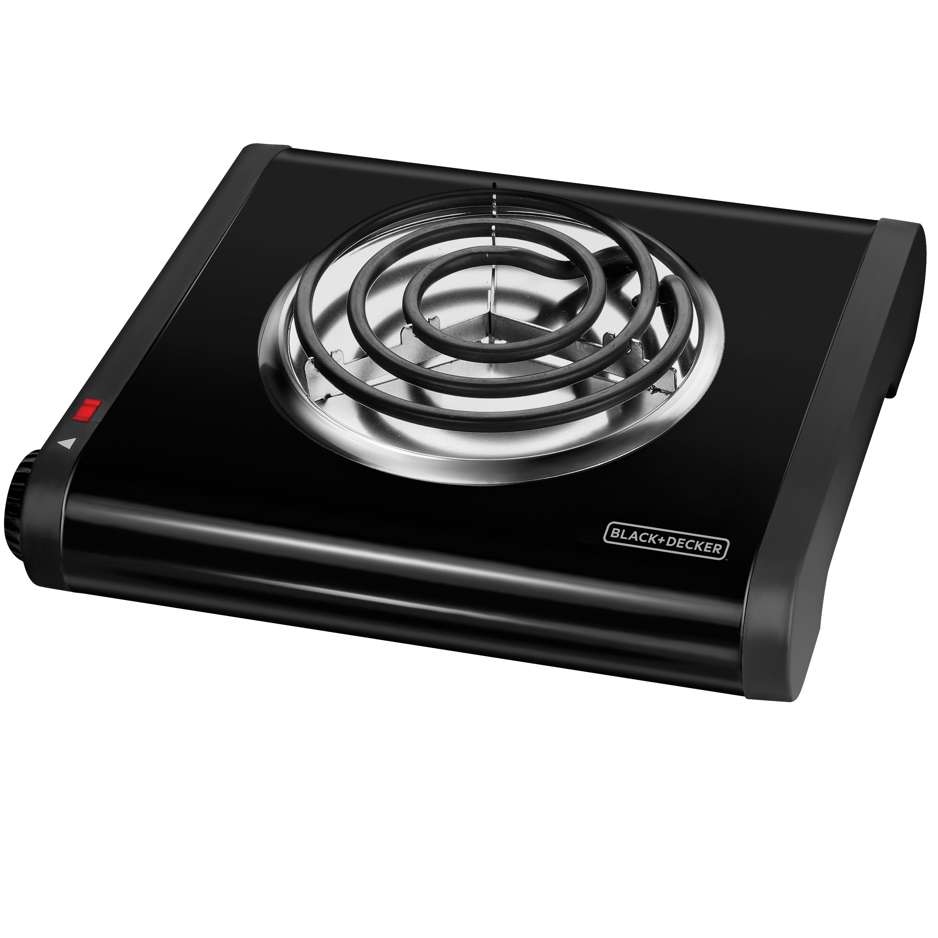 Estufa de 1 Quemador Eléctrica 1000W Black and Decker SB1001B BLACK + DECKER