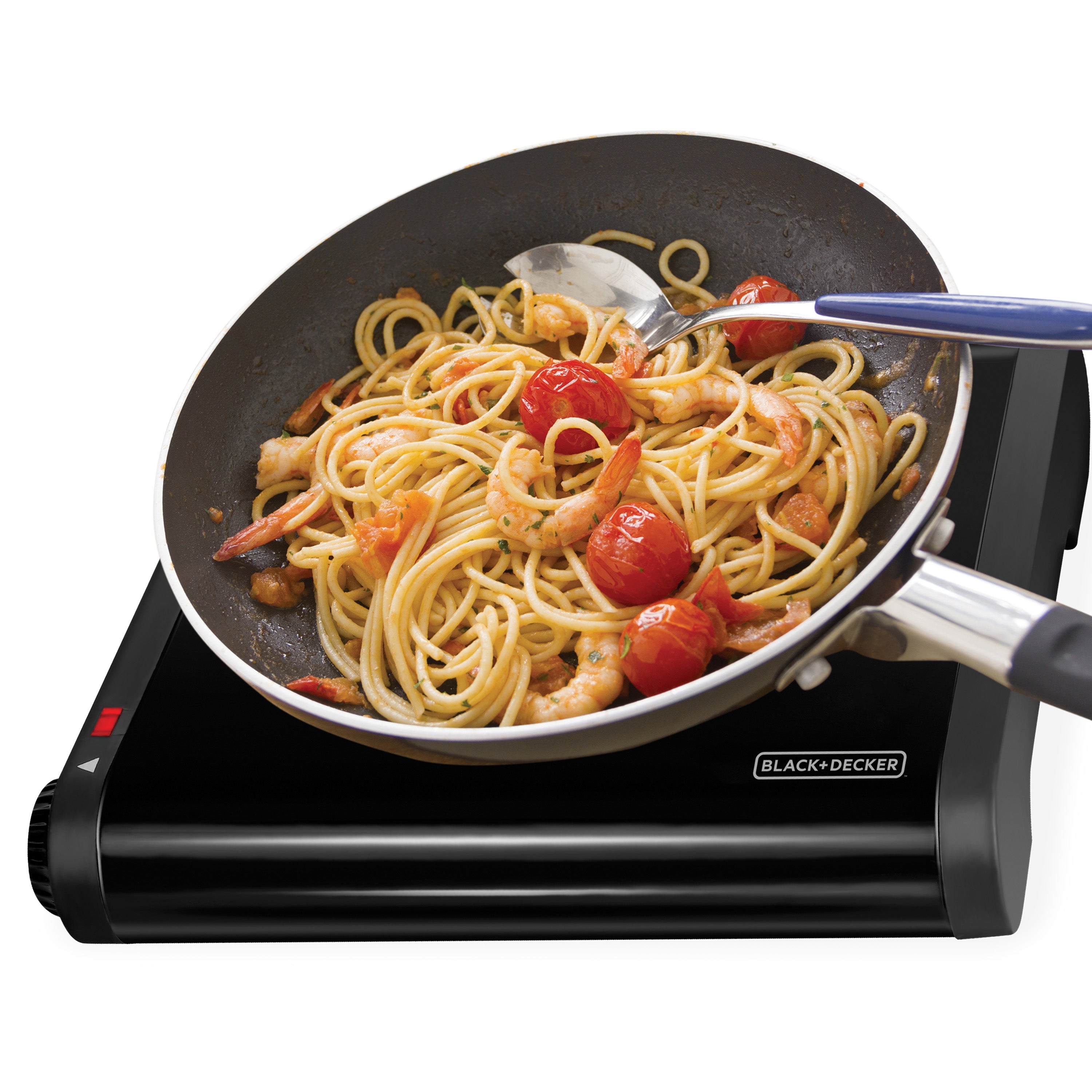 Estufa de 1 Quemador Eléctrica 1000W Black and Decker SB1001B BLACK + DECKER