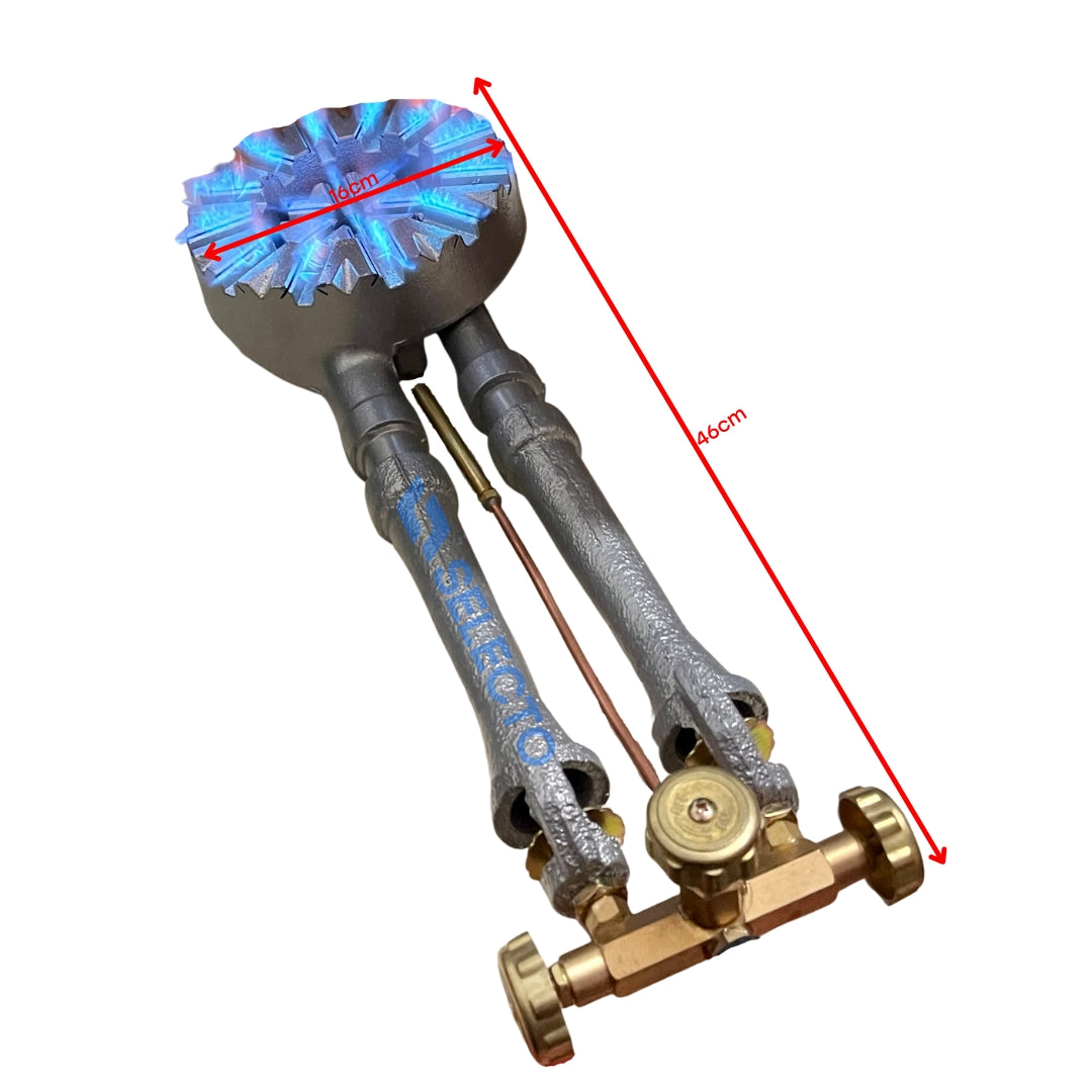 Quemador de Presión 3 de Llaves de Hierro Fundido 409