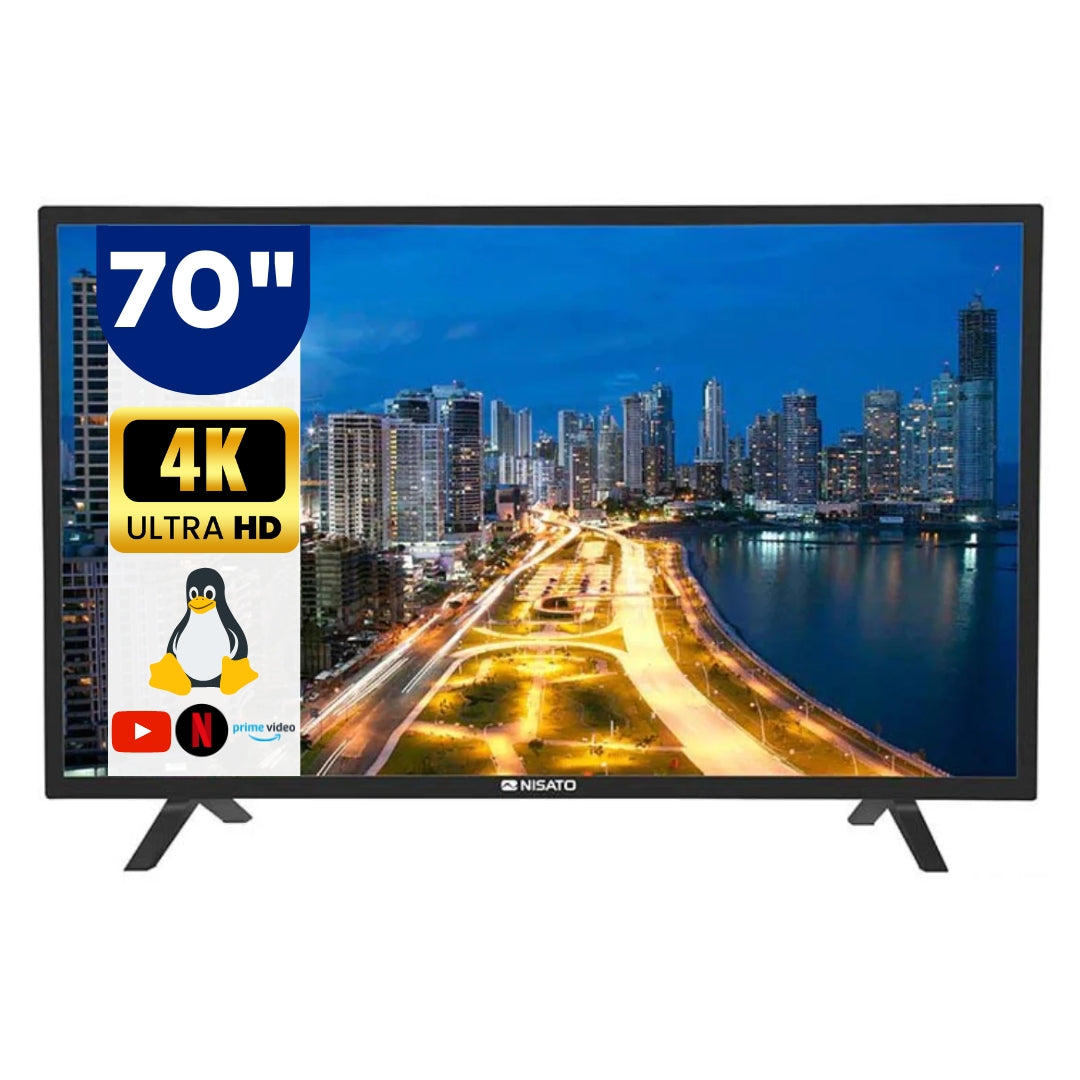 Televisor LED 70" Smart Tv UHD 4K Nisato NLED-70LXTL NISATO