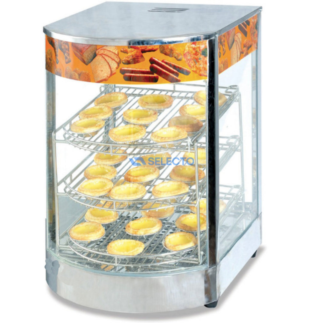 Vitrina Calentador Eléctrico de 40 Pies 350*460*500mm HW-1P Selecto