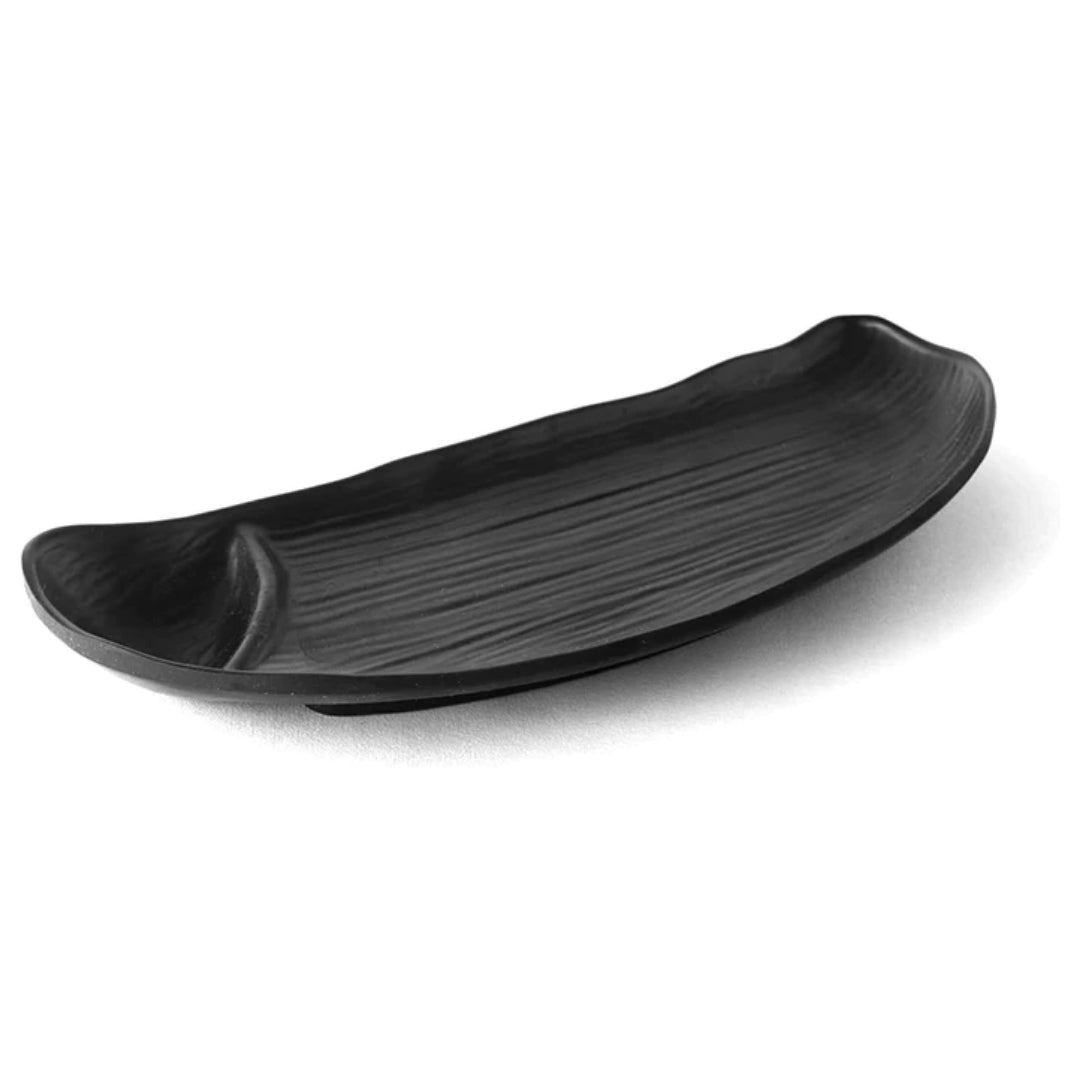 Plato de Melamina Color Negro 81433 Selecto