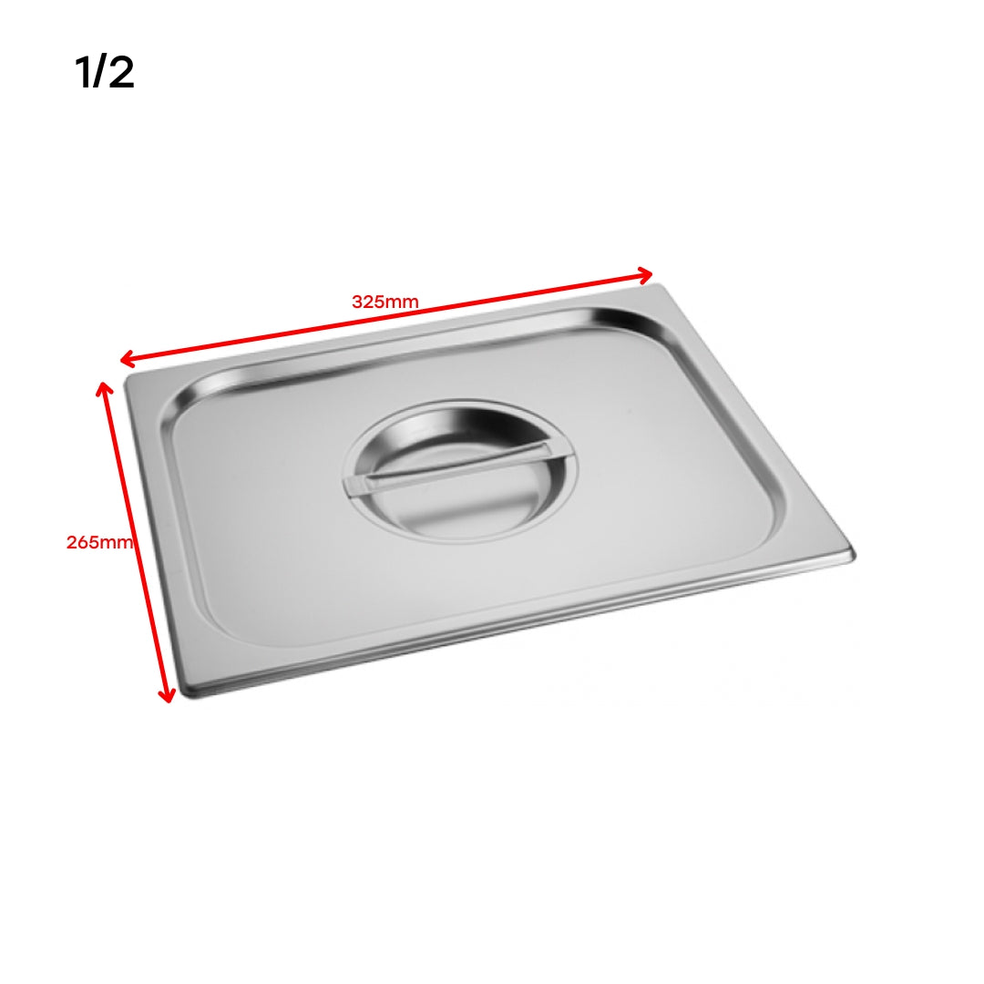 Tapa de GN Pan de Acero Inoxidable 1/2 325*265mm H5502 Selecto