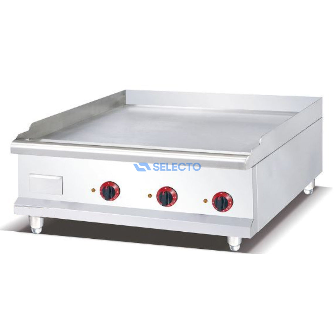 Plancha a Gas de 3 Quemadores de Acero Inoxidable 36" 895*469*16mm TGH-36 Selecto