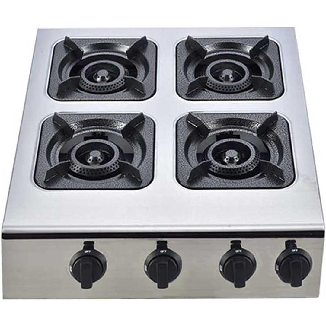 Estufa de Acero Inoxidable para Mesa de 4 Quemadores K-SS4030s